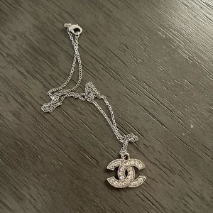 Chanel button necklace